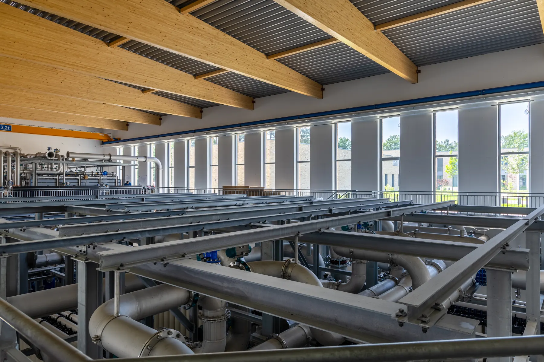Technikhalle im Wasserwerk Hornheide
